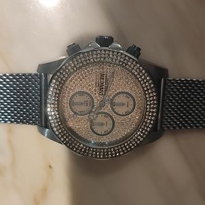 Invicta blue sparkle watch NWOT